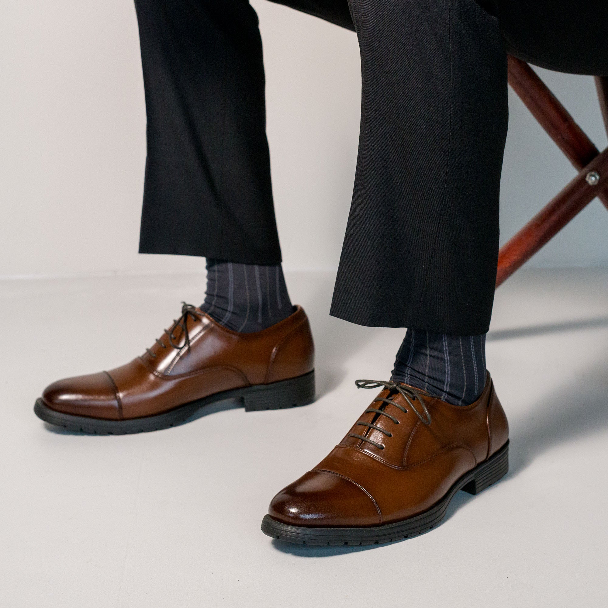 やみつきの履き心地 撥水ビジネスシューズ FS-110 DARK BROWN|FEATHER STEP(フェザーステップ)公式オンラインショップ