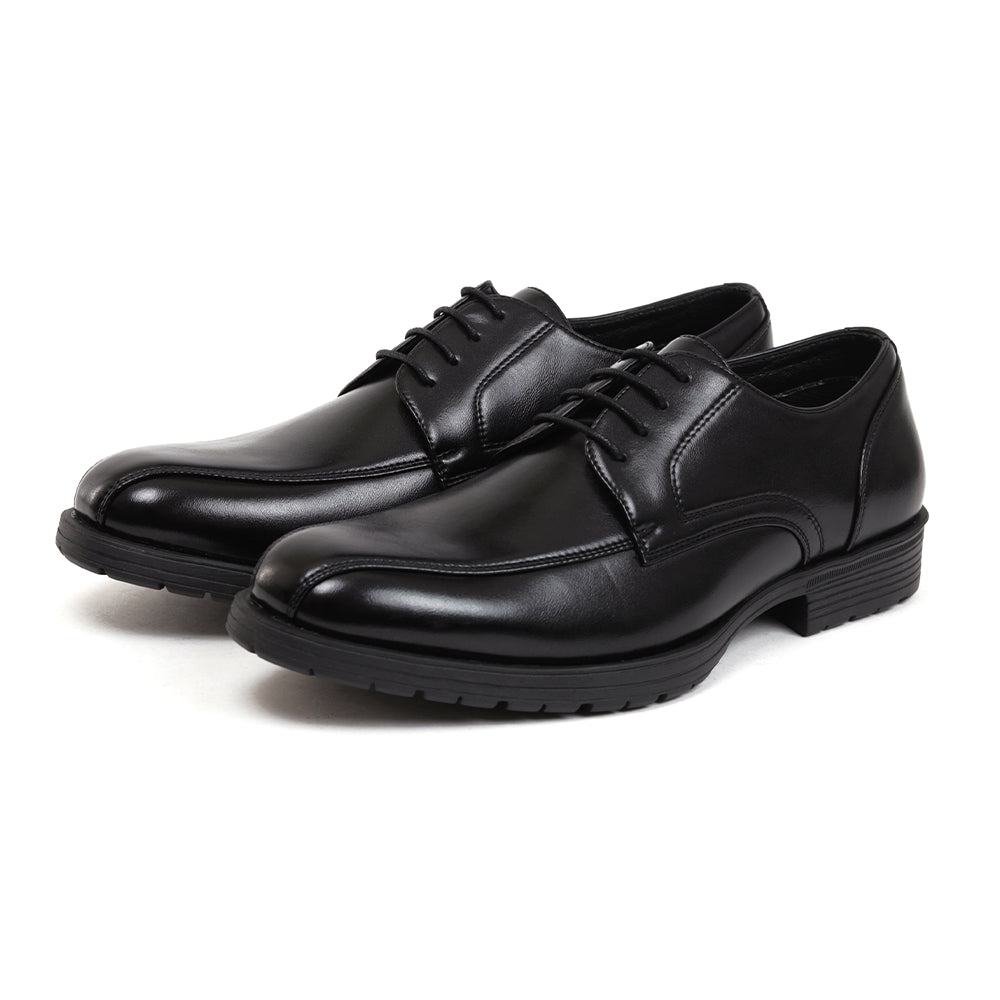 スワールモカシン ビジネスシューズ FS111｜BLACK 撥水 ｜FEATHER STEP