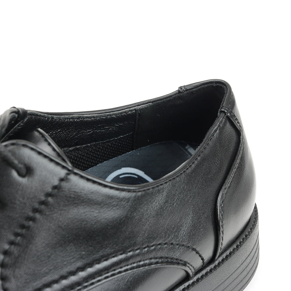 3Dインソール搭載 撥水ビジネスシューズ FS-114 BLACK|FEATHER STEP(フェザーステップ)公式オンラインショップ