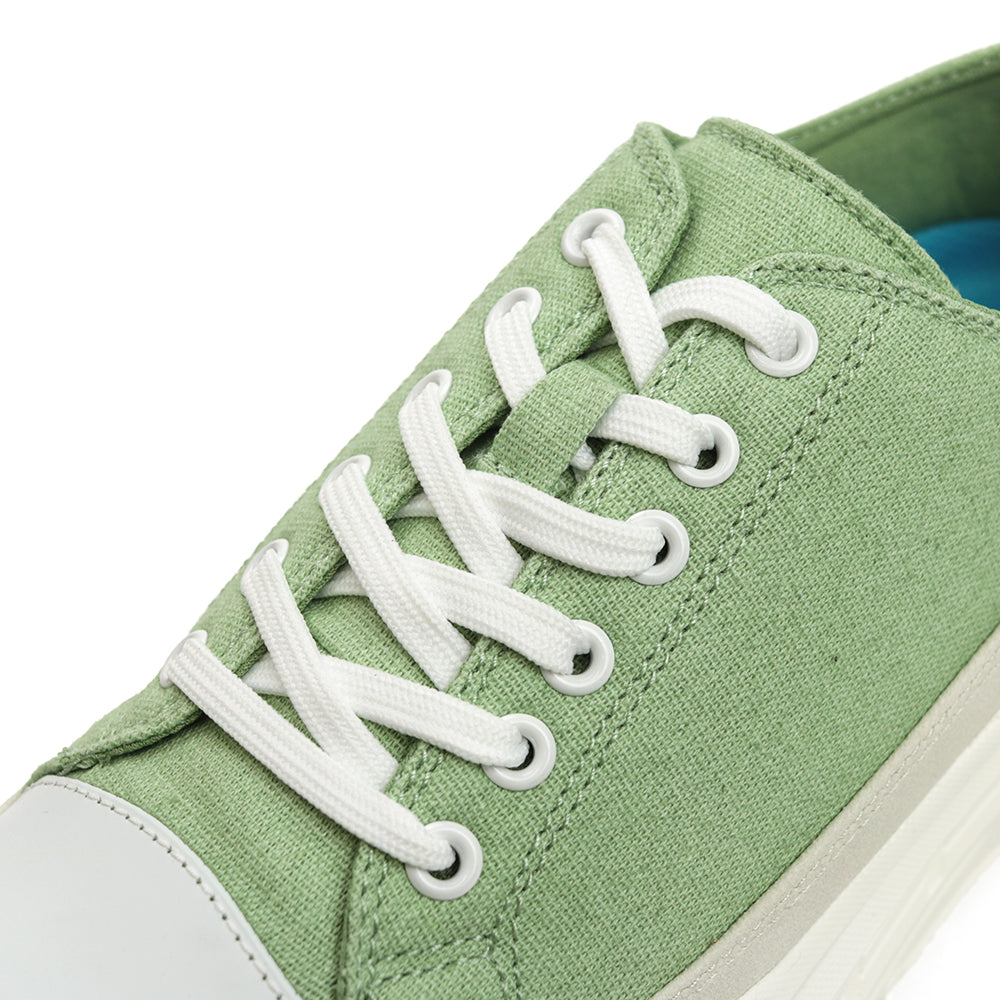 スニーカー FS304|GREEN レディース 厚底 レースアップ 日本製