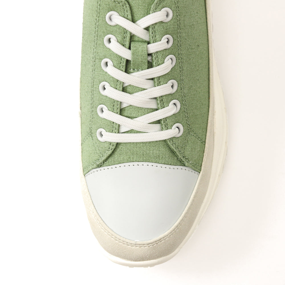 スニーカー FS304|GREEN レディース 厚底 レースアップ 日本製