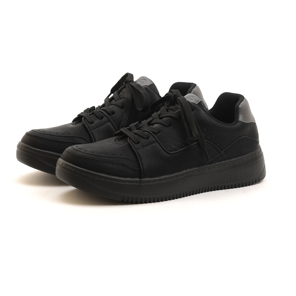 やみつきの履き心地 ストリートスニーカー FS-307 BLACK