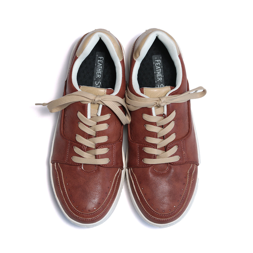 レースアップ スニーカー FS307| BROWN ユニセックス ストリートスニーカー