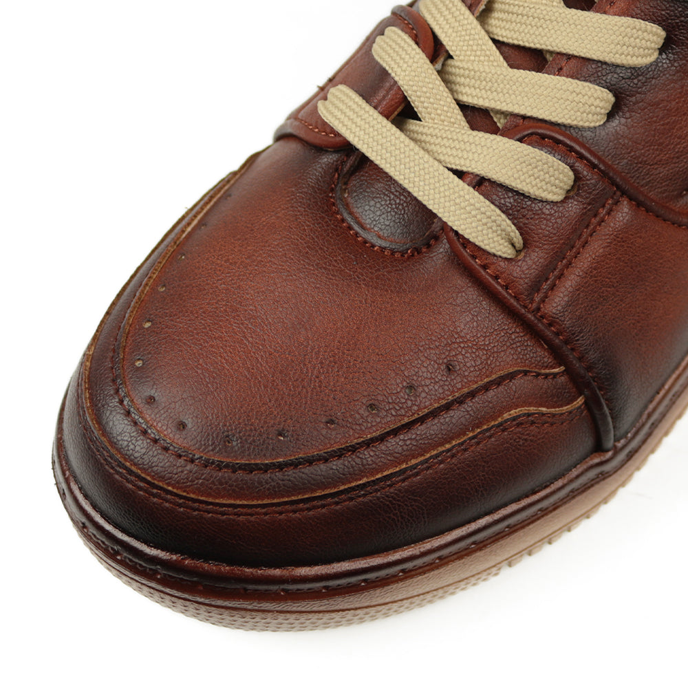 アンティーク染め やみつきの履き心地 ストリートスニーカー FS-307AN BROWN