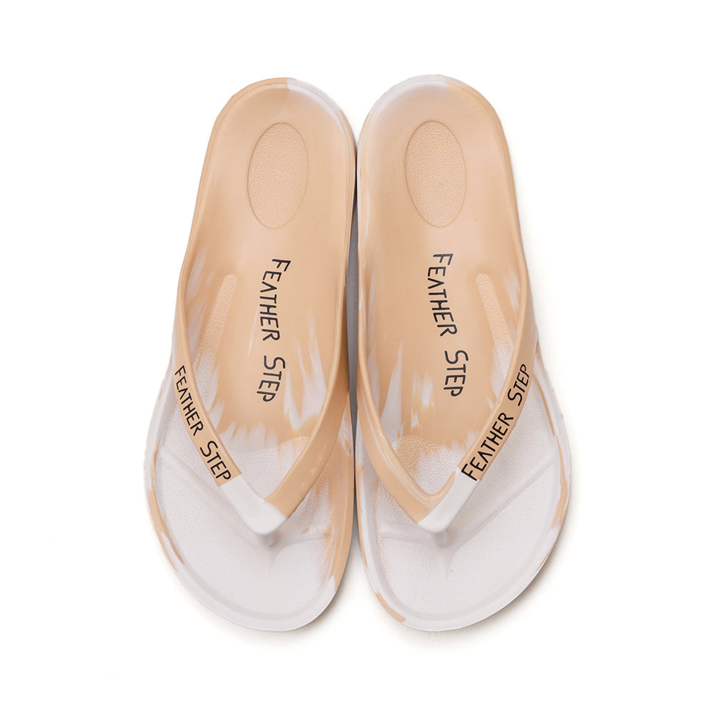 ビーチサンダル FS503 | BEIGE×WHITE 軽量 ユニセックス