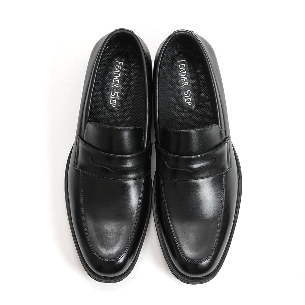 感動の履き心地 【日本製本革】シンプルビジネススニーカー FS-913 BLACK|FEATHER STEP(フェザーステップ)公式オンラインショップ