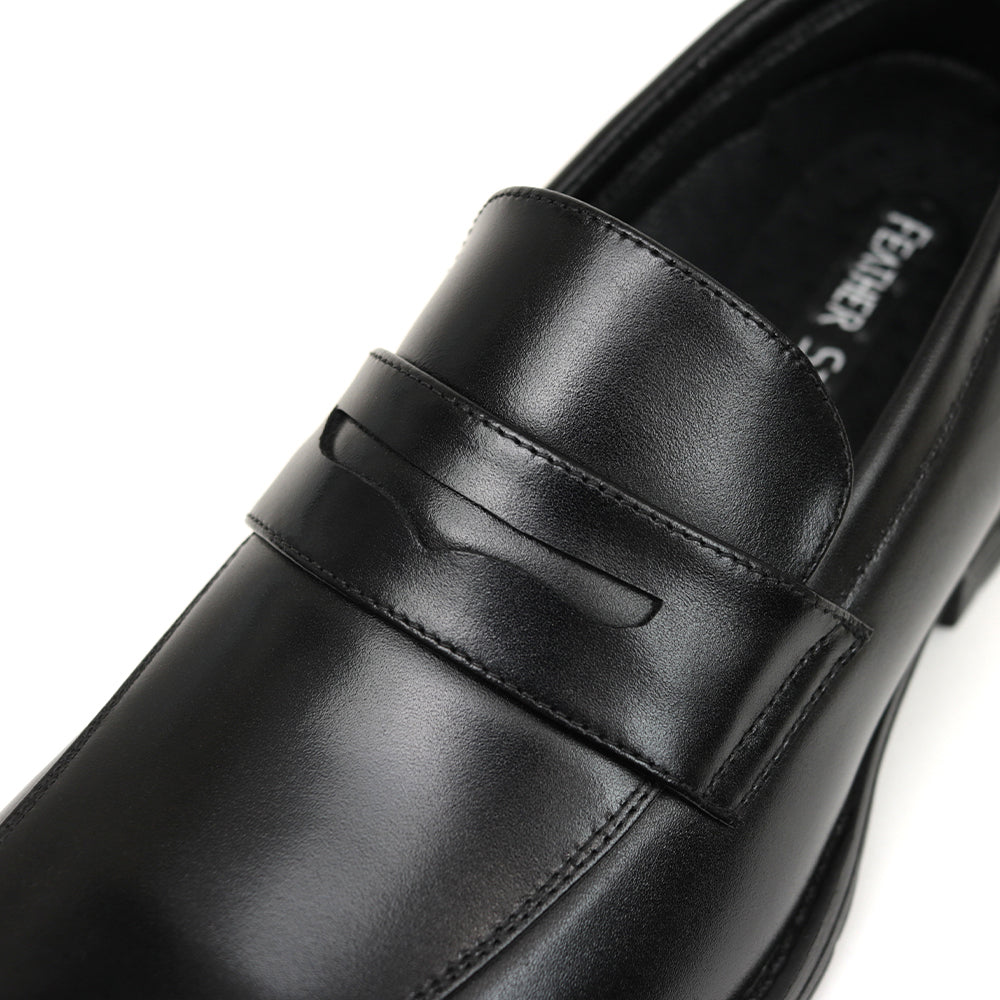 感動の履き心地 【日本製本革】シンプルビジネススニーカー FS-913 BLACK|FEATHER STEP(フェザーステップ)公式オンラインショップ