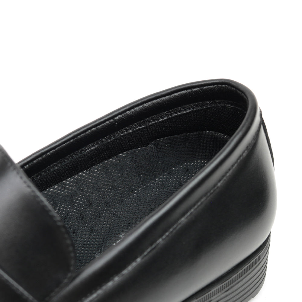 感動の履き心地 【日本製本革】シンプルビジネススニーカー FS-913 BLACK|FEATHER STEP(フェザーステップ)公式オンラインショップ