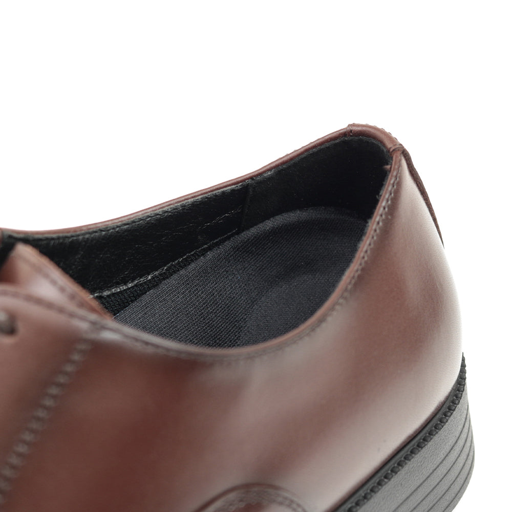 感動の履き心地 【日本製本革】3Dインソールシンプルビジネススニーカー FS923 DARK BROWN|FEATHER STEP(フェザーステップ)公式オンラインショップ