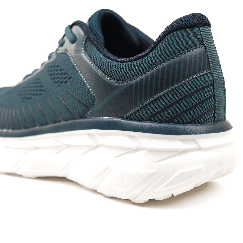 レースアップ ニットスニーカー FS302|BLUE 厚底