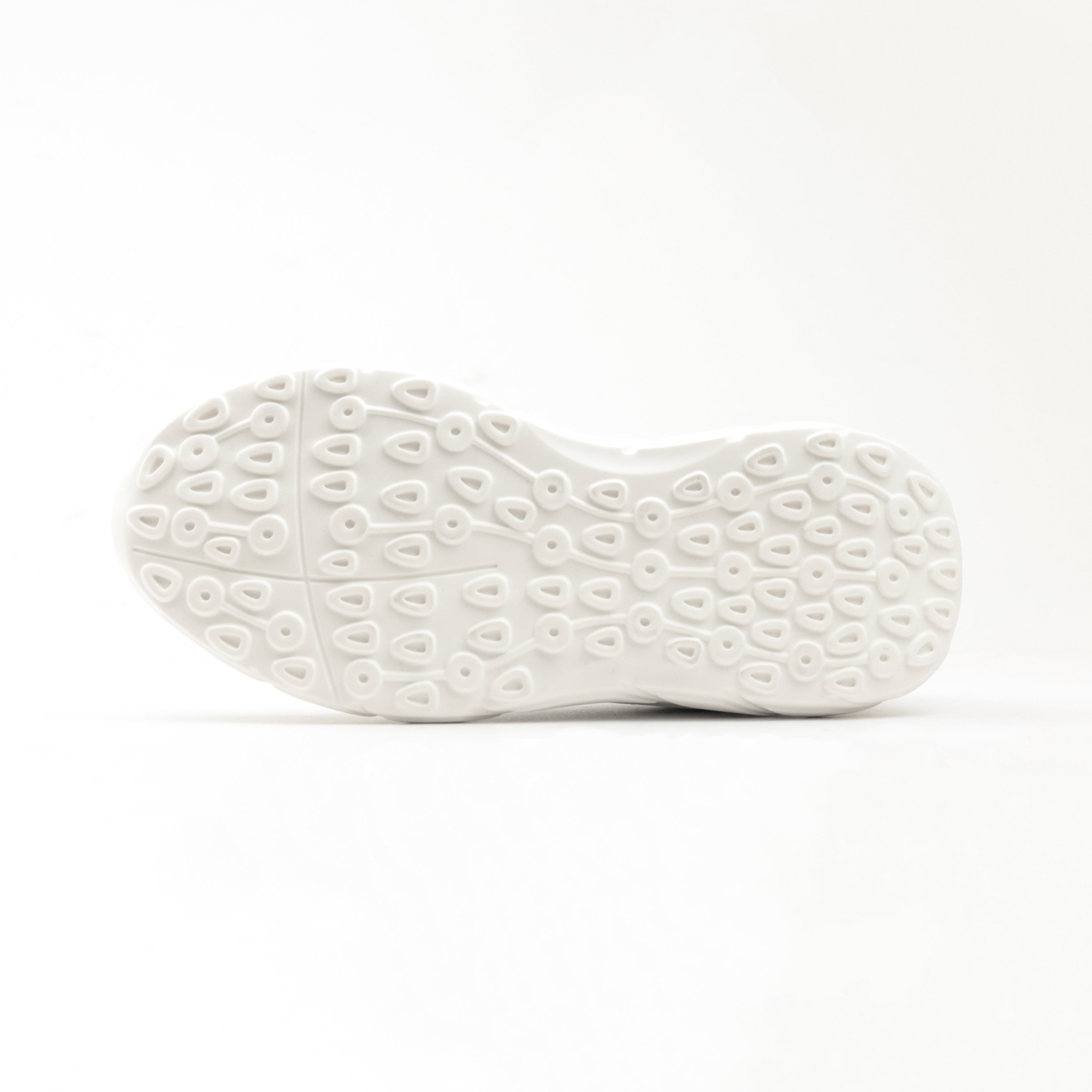 レースアップ ニットスニーカー FS302|WHITE 厚底
