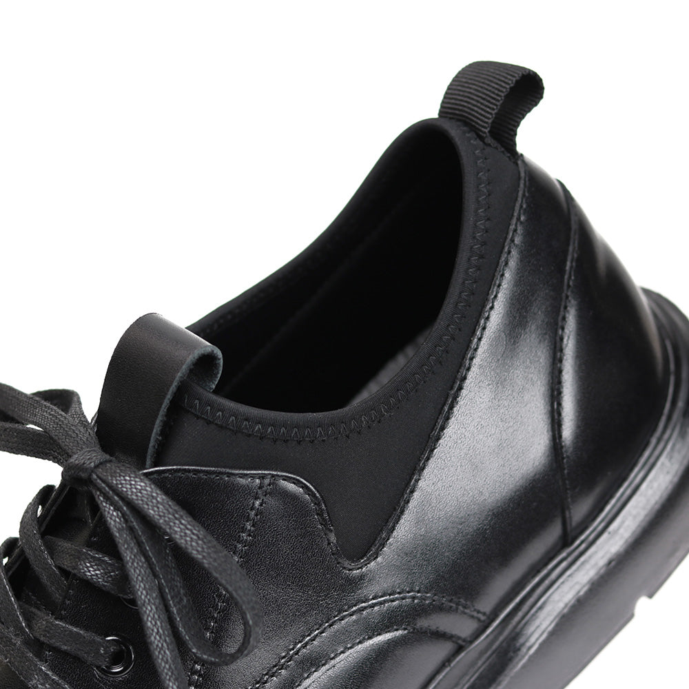 やみつきの履き心地 【日本製本革】ビジネススニーカー FS-907 BLACK