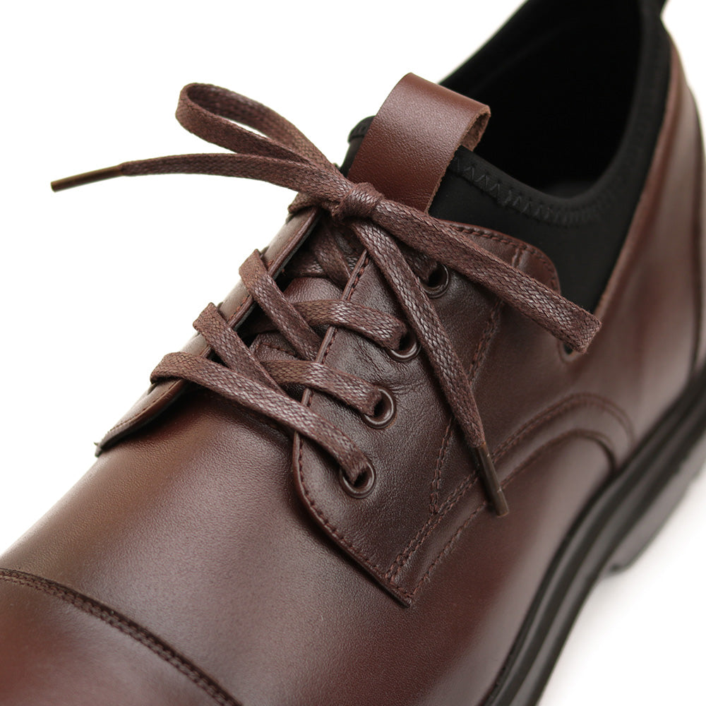 やみつきの履き心地 【日本製本革】ビジネススニーカー FS-906 DARK BROWN