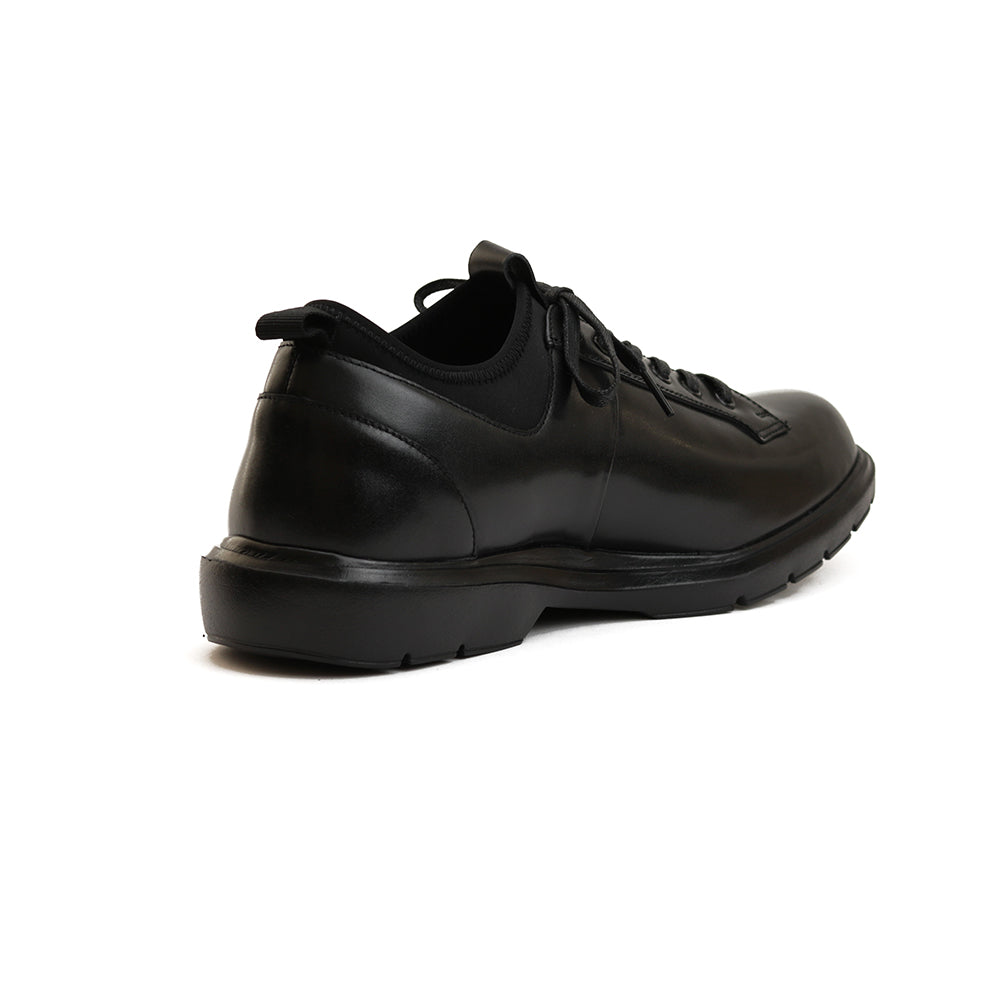 やみつきの履き心地 【日本製本革】ビジネススニーカー FS-907 BLACK