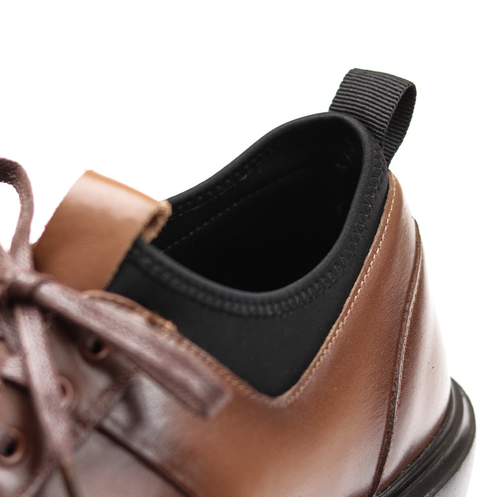 やみつきの履き心地 【日本製本革】ビジネススニーカー FS-907 BROWN