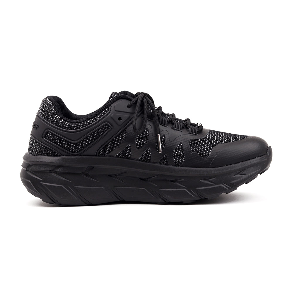 レースアップ スニーカー FS01｜BLACK 日本製 ストリートスニーカー 数量限定