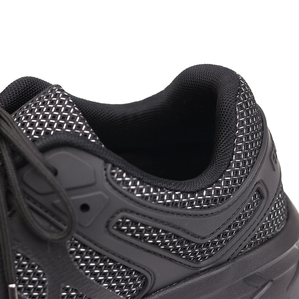 レースアップ スニーカー FS01｜BLACK 日本製 ストリートスニーカー 数量限定