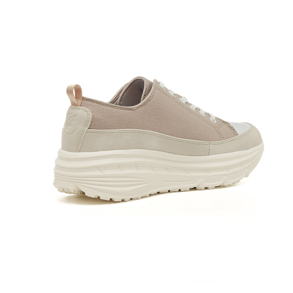 やみつきの履き心地 レディース厚底スニーカー FS-304 BEIGE｜FEATHER STEP（フェザーステップ）公式オンラインショップ