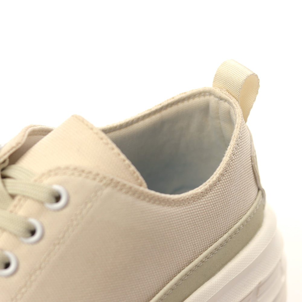 やみつきの履き心地 レディース厚底スニーカー FS-304 IVORY