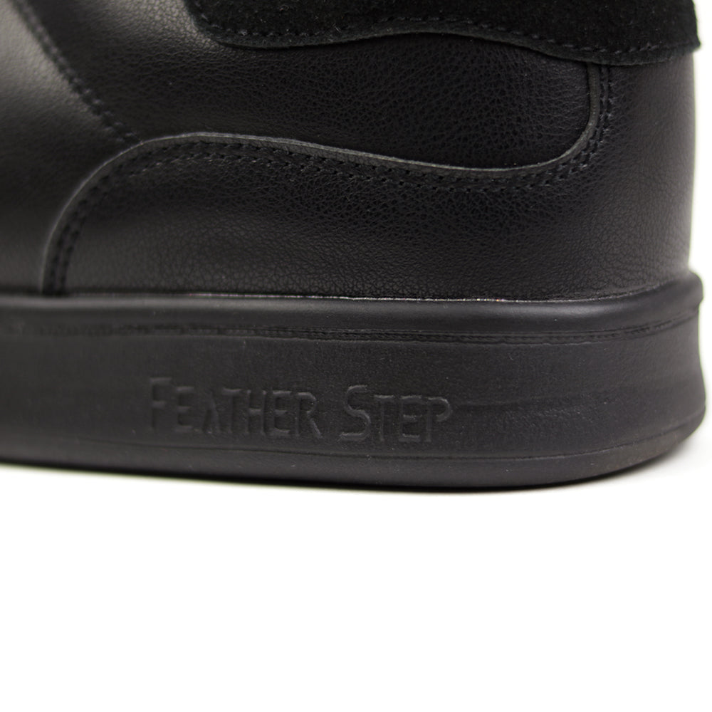 レースアップ スニーカー FS306｜BLACK ストリートスニーカー｜FEATHER