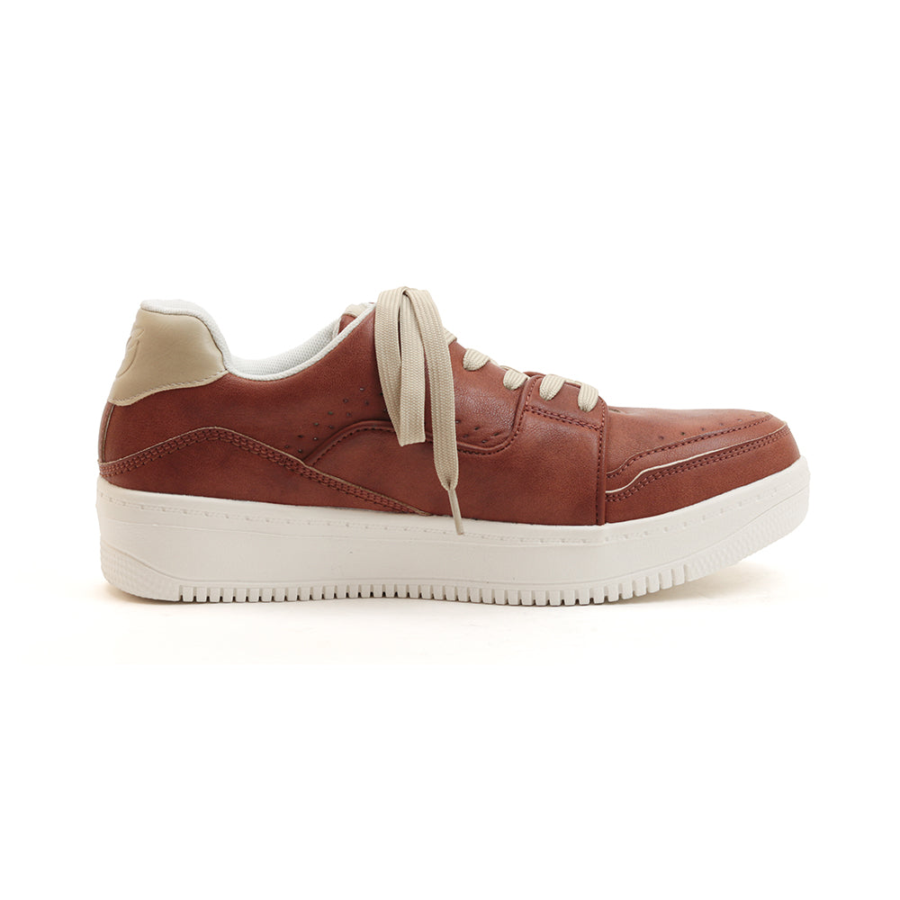 レースアップ スニーカー FS307｜ BROWN ユニセックス ストリートスニーカー