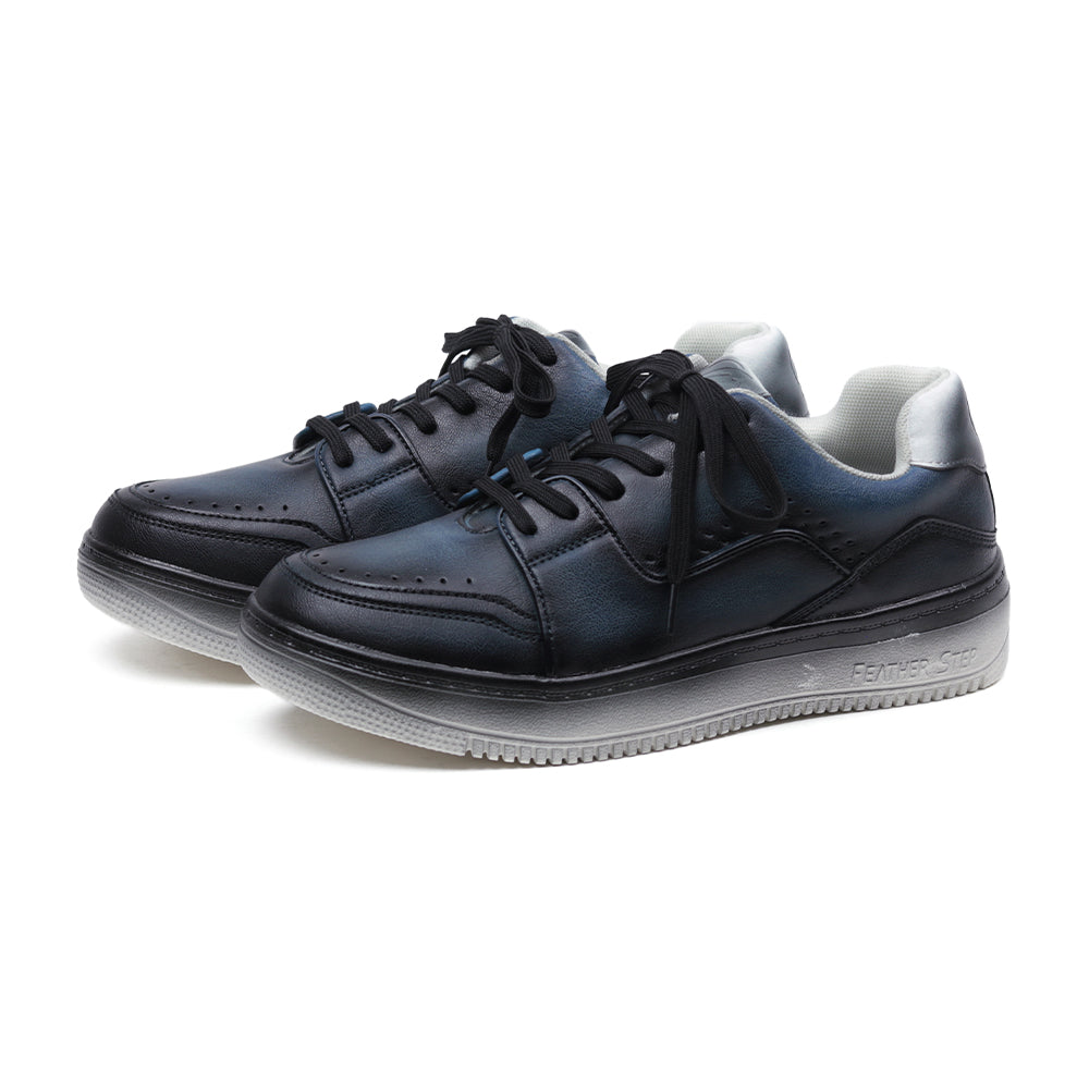 アンティーク染め やみつきの履き心地 ストリートスニーカー FS-307AN BLUE｜FEATHER STEP（フェザーステップ）公式オンラインショップ