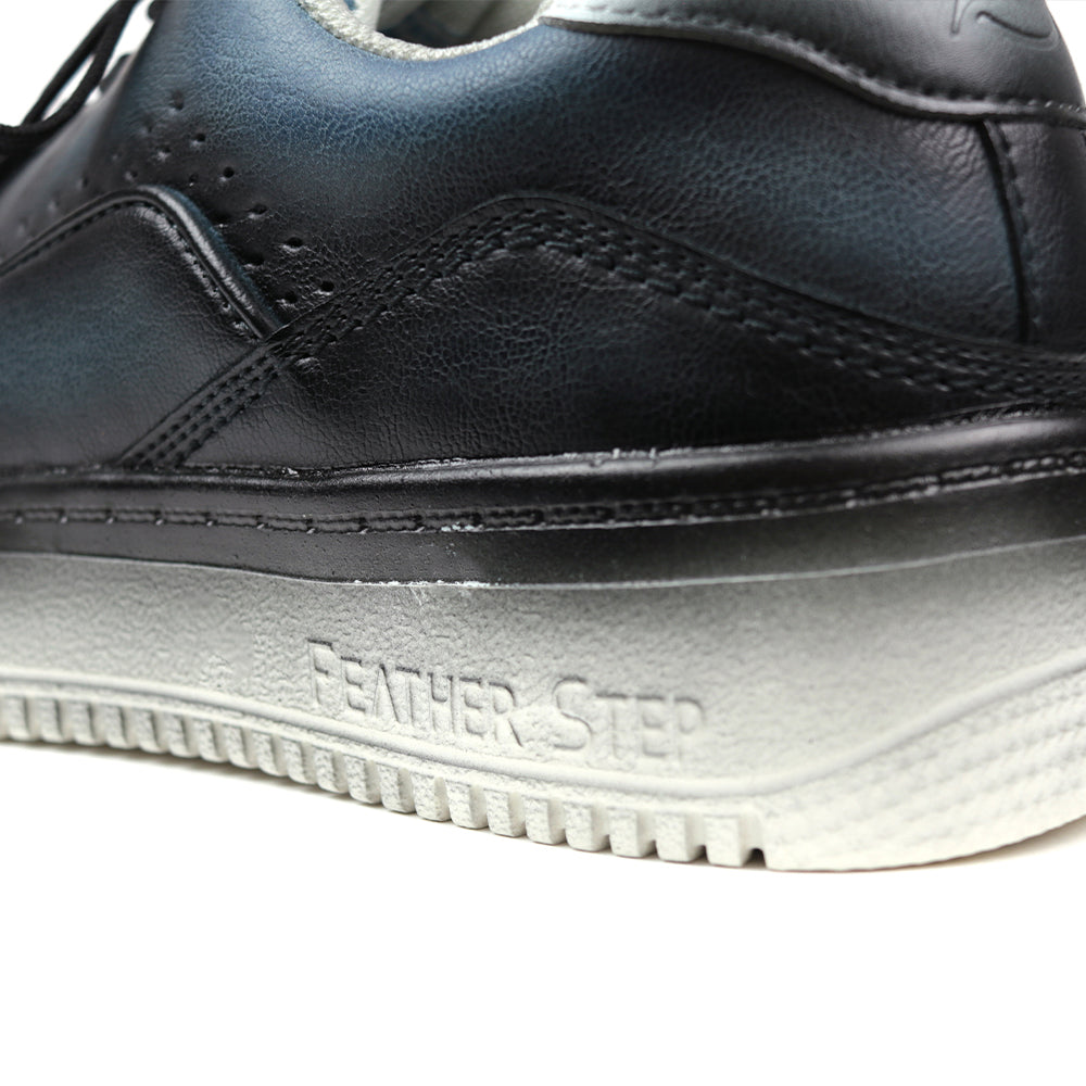 アンティーク染め やみつきの履き心地 ストリートスニーカー FS-307AN BLUE｜FEATHER STEP（フェザーステップ）公式オンラインショップ