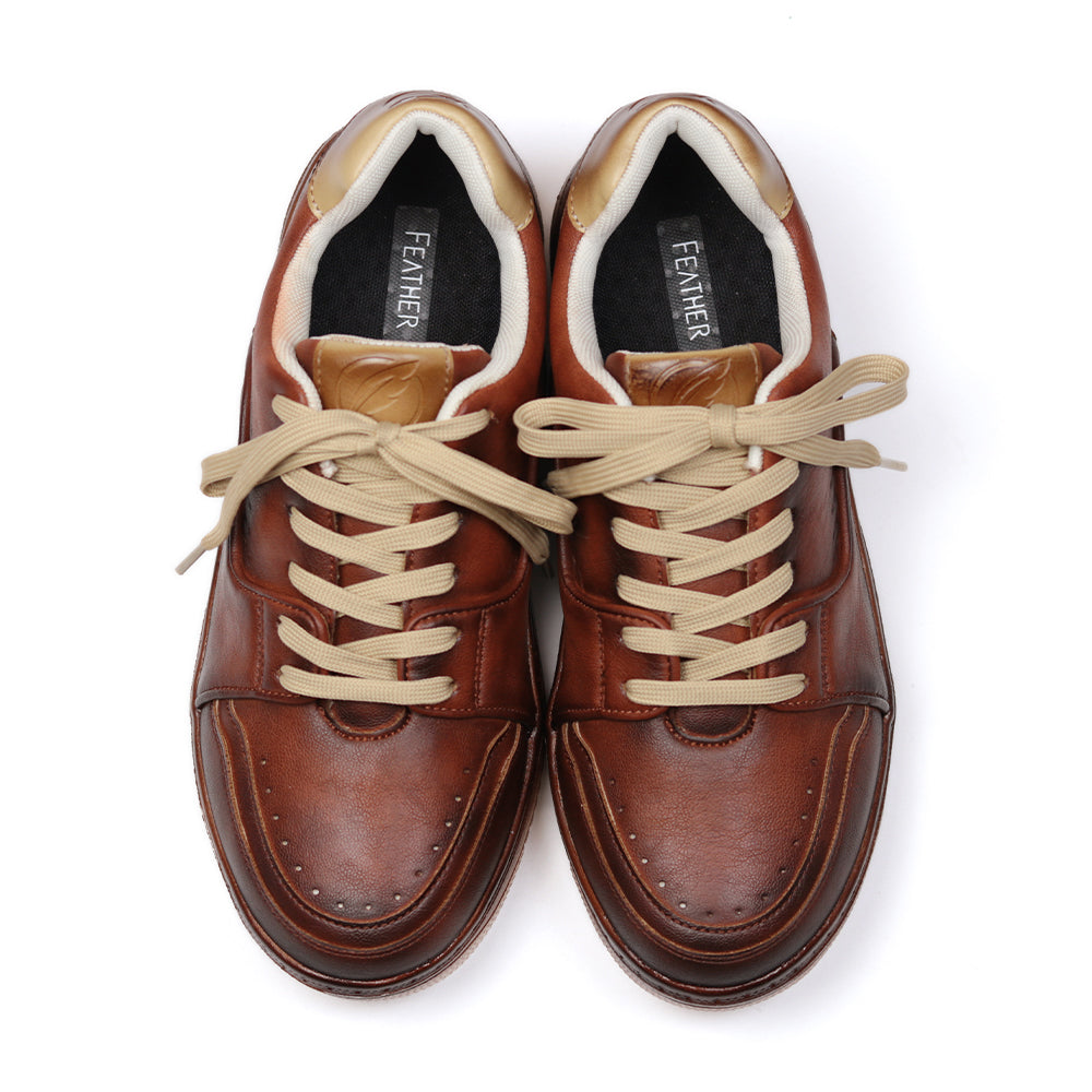 アンティーク染め レースアップ スニーカー FS307AN｜BROWN ユニ