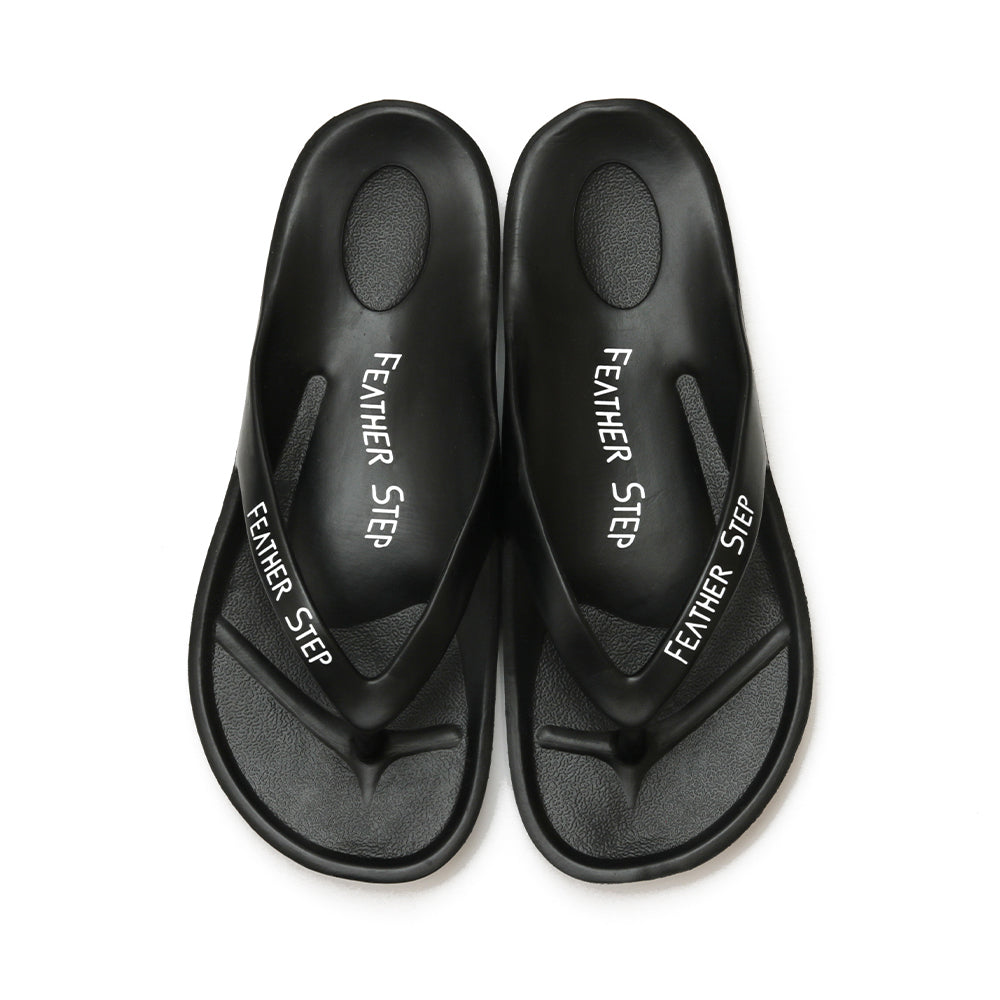 FS503 BLACK | feather step | フェザーステップ ビーチサンダル