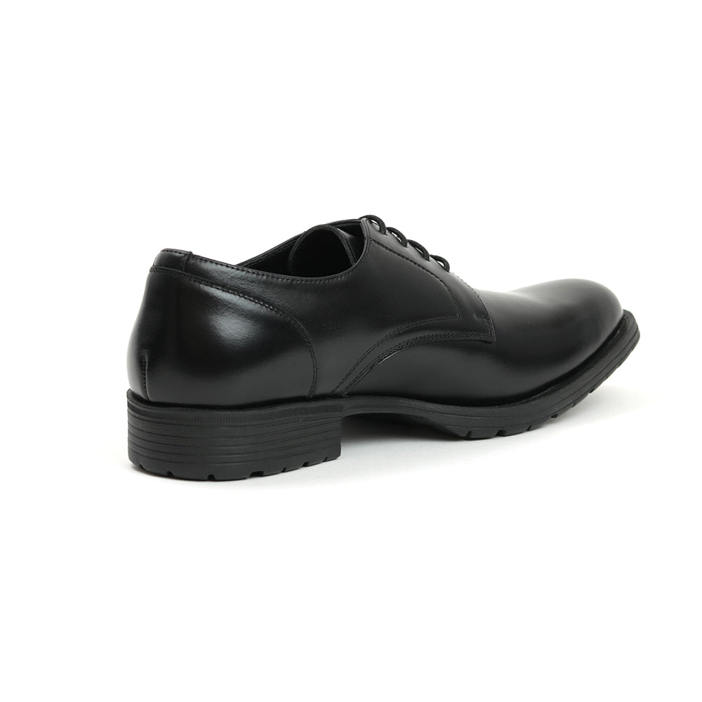 感動の履き心地 【日本製本革】シンプルビジネススニーカー FS-911 BLACK