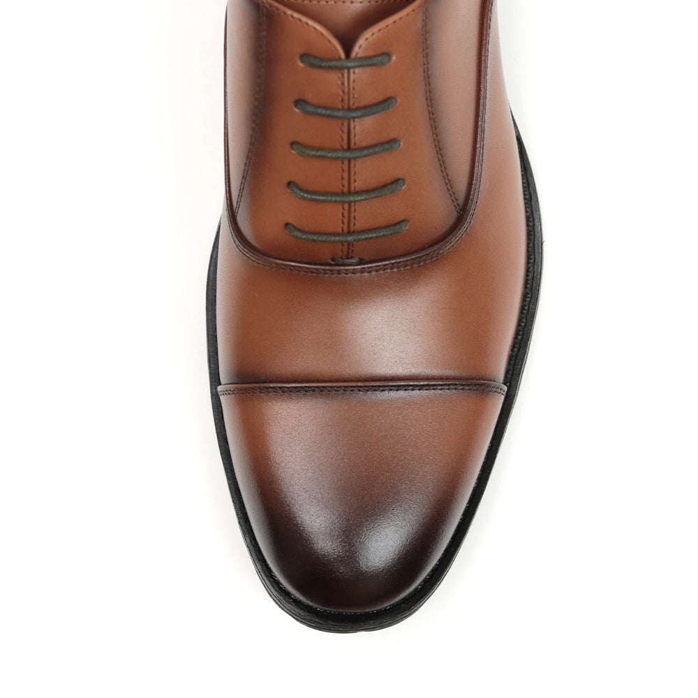 感動の履き心地 【日本製本革】シンプルビジネススニーカー FS-912 BROWN