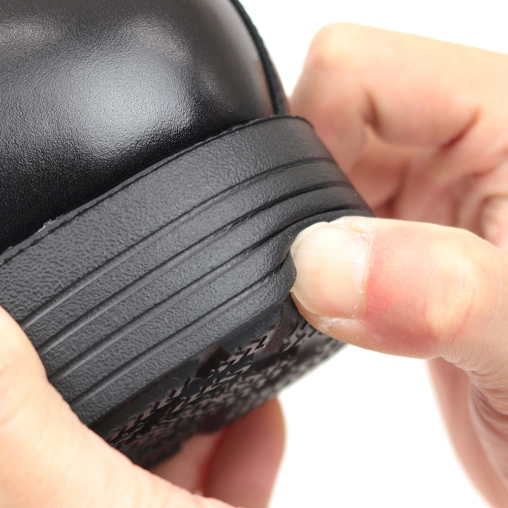 感動の履き心地 【日本製本革】3Dインソールシンプルビジネススニーカー FS923 BLACK