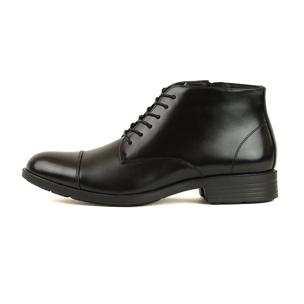 【2/8まで 早割10%off】感動の履き心地 【日本製本革】ドレスブーツ_3Dインソール_FS926 BLACK｜FEATHER STEP（フェザーステップ）公式オンラインショップ