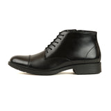【予約割20%off】感動の履き心地 【日本製本革】ドレスブーツ_3Dインソール_FS926 BLACK