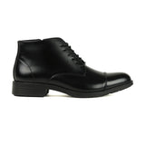 【予約割20%off】感動の履き心地 【日本製本革】ドレスブーツ_3Dインソール_FS926 BLACK