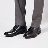 【予約割20%off】感動の履き心地 【日本製本革】ドレスブーツ_3Dインソール_FS926 BLACK