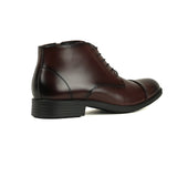 【予約割20%off】感動の履き心地 【日本製本革】ドレスブーツ_3Dインソール_FS926 DARK-BROWN