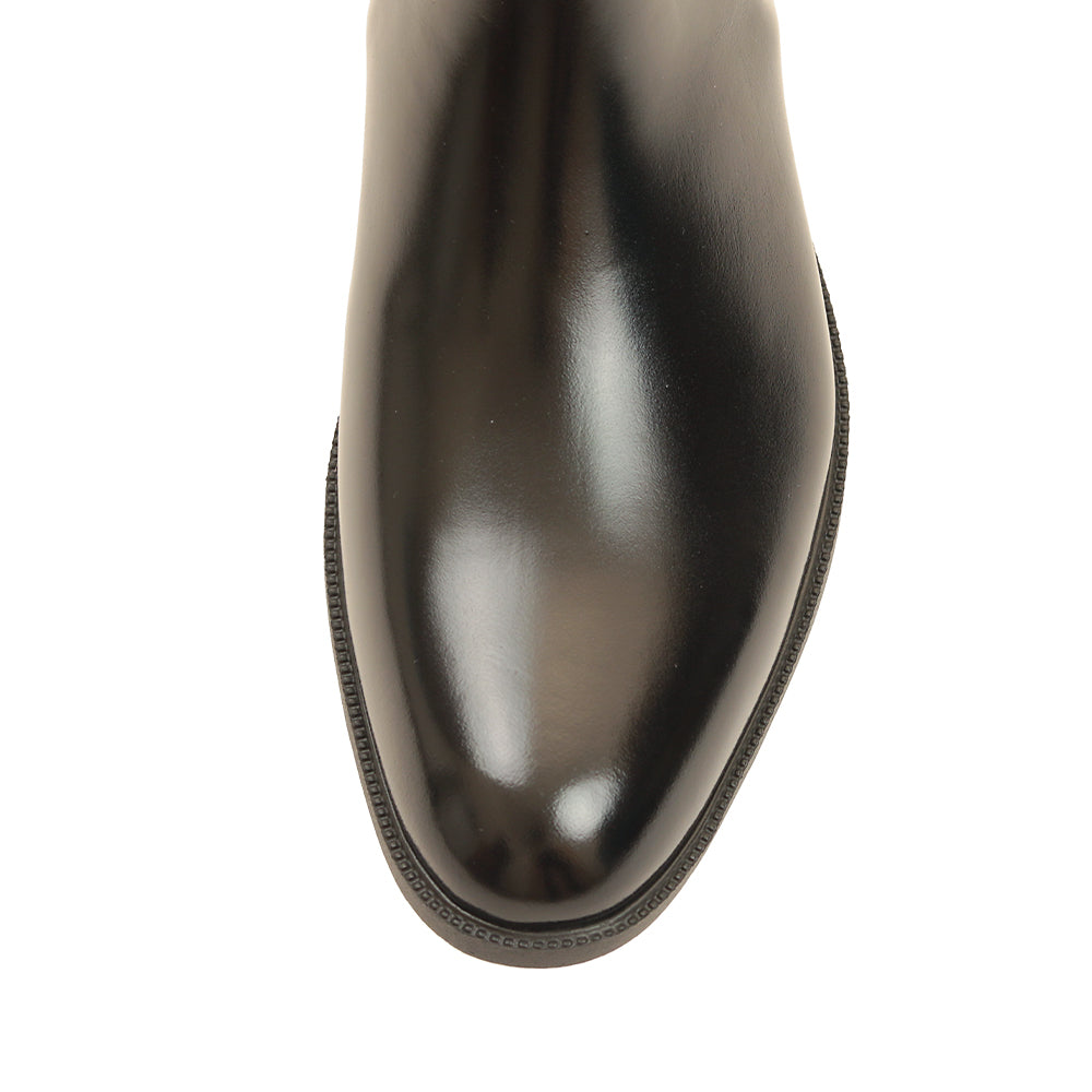 【2/8まで 早割10%off】感動の履き心地 【日本製本革】サイドゴアドレスブーツ_3Dインソール_FS927 BLACK｜FEATHER STEP（フェザーステップ）公式オンラインショップ