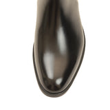 【予約割20%off】感動の履き心地 【日本製本革】サイドゴアドレスブーツ_3Dインソール_FS927 BLACK