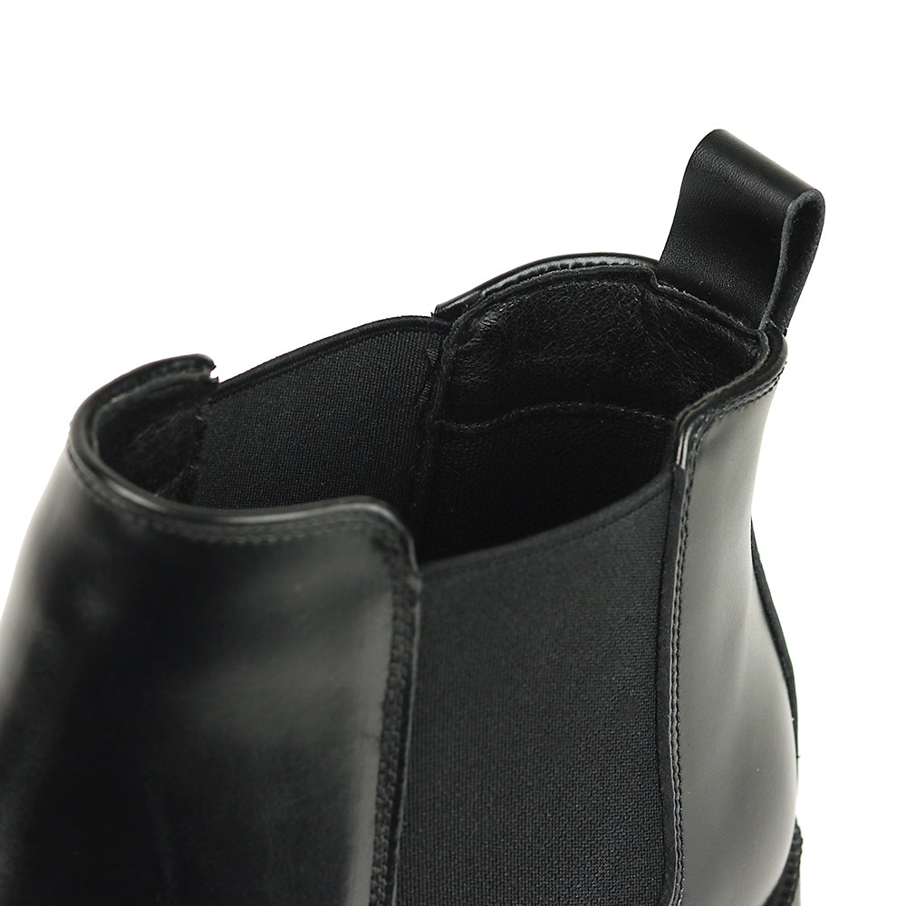 【2/8まで 早割10%off】感動の履き心地 【日本製本革】サイドゴアドレスブーツ_3Dインソール_FS927 BLACK｜FEATHER STEP（フェザーステップ）公式オンラインショップ