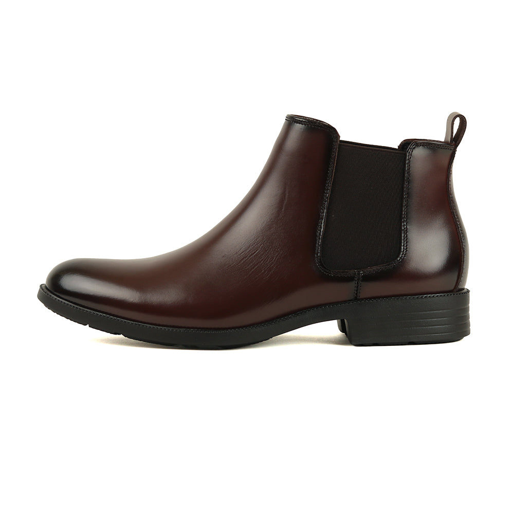 【2/8まで 早割10%off】感動の履き心地 【日本製本革】ドレスブーツ_3Dインソール_FS927 DARK-BROWN｜FEATHER STEP（フェザーステップ）公式オンラインショップ