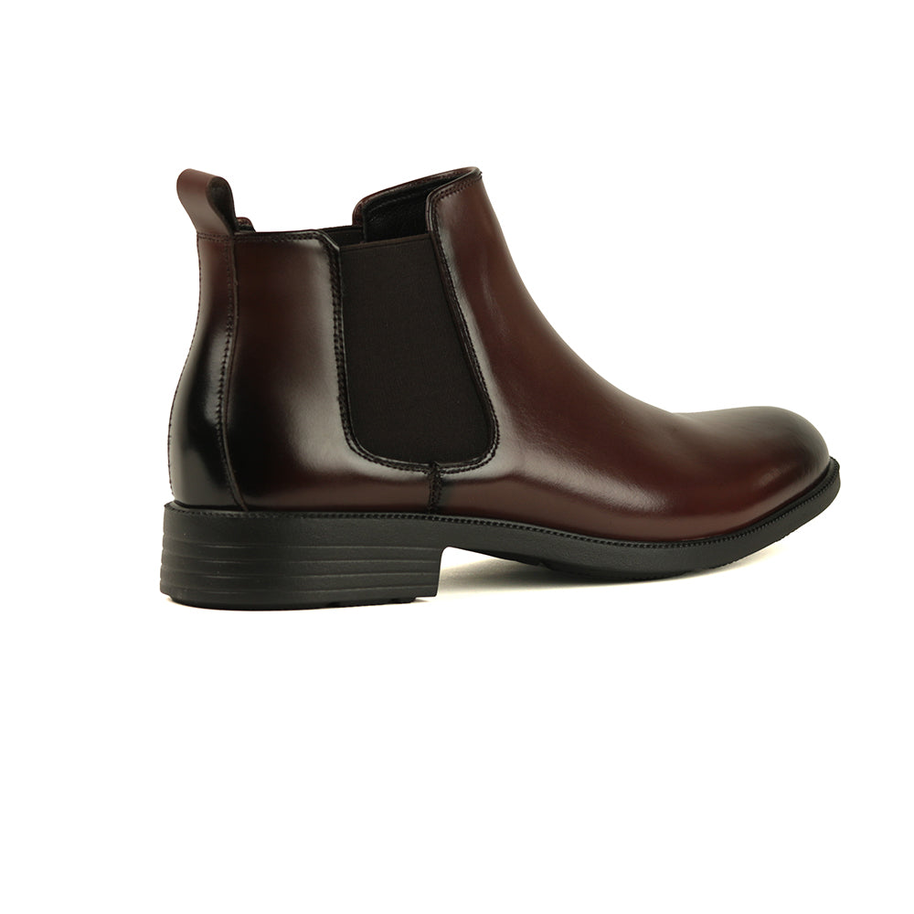 【2/8まで 早割10%off】感動の履き心地 【日本製本革】ドレスブーツ_3Dインソール_FS927 DARK-BROWN｜FEATHER STEP（フェザーステップ）公式オンラインショップ