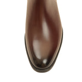 【予約割20%off】感動の履き心地 【日本製本革】ドレスブーツ_3Dインソール_FS927 DARK-BROWN