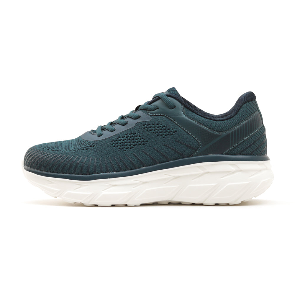 レースアップ ニットスニーカー FS302｜BLUE 厚底