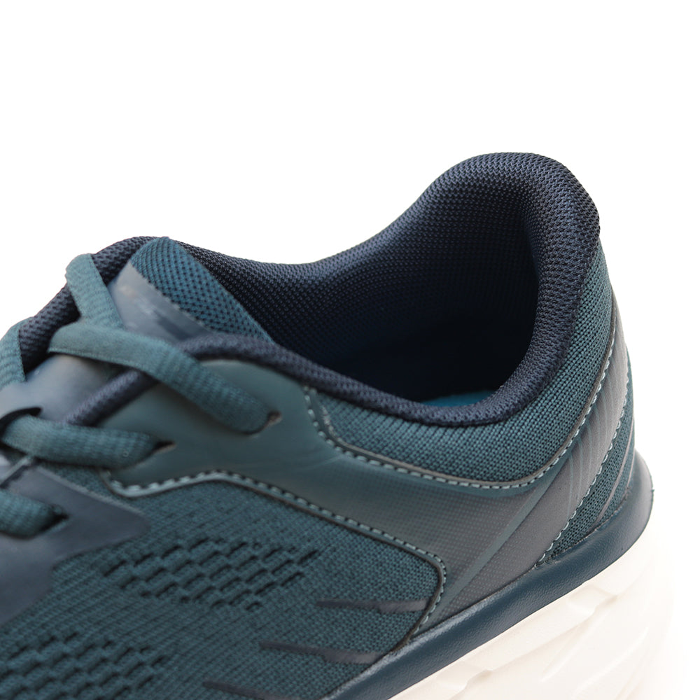 レースアップ ニットスニーカー FS302｜BLUE 厚底