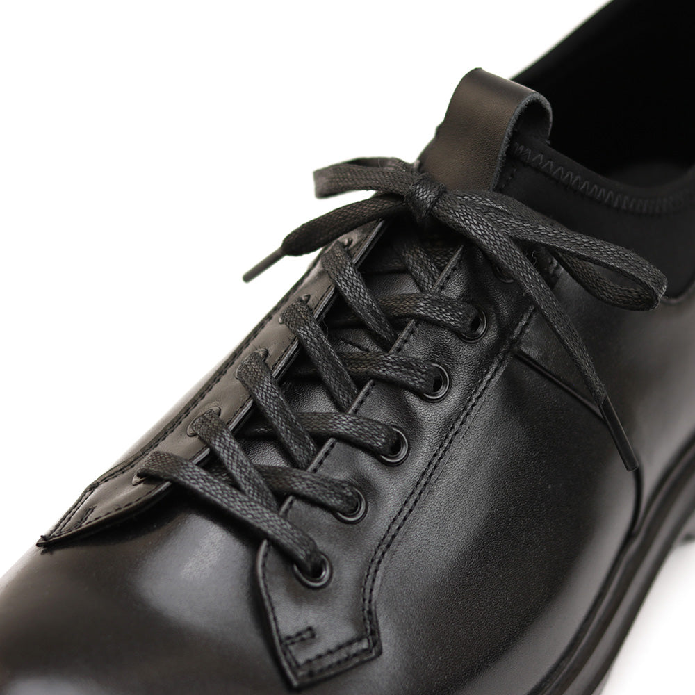 レースアップ ビジネススニーカー FS907｜BLACK 日本製本革｜FEATHER